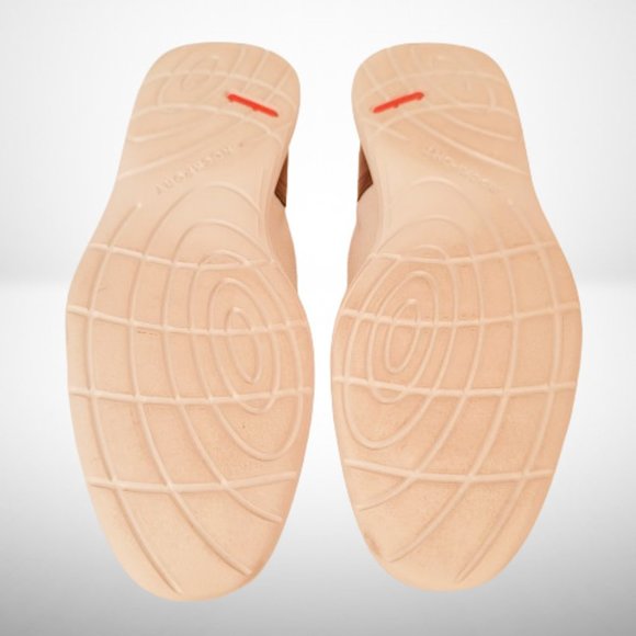 ROCKPORT GARETT MESH LACEUP WHITE W/TAN SNEAKERS / SHOES / OXFORD - Picture 10 of 13